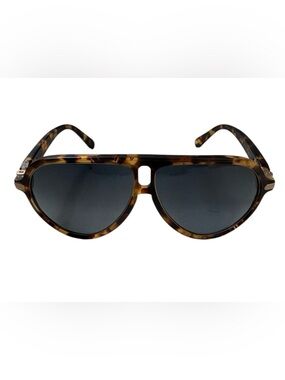 Brioni Polarized Sunglasses Havana Tortoise Aviator Italy NWOT